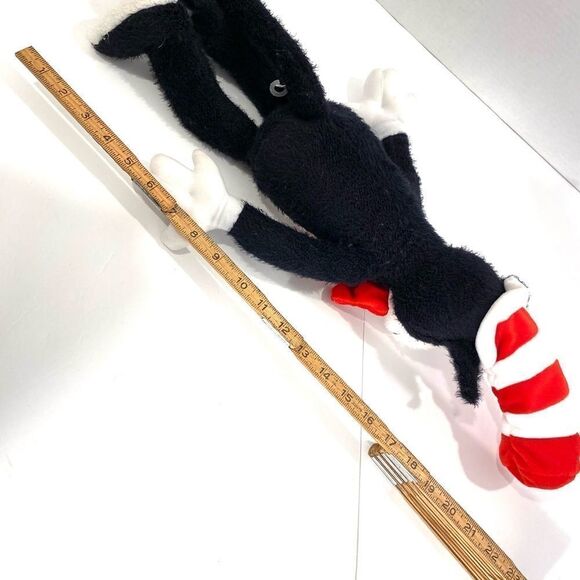 Dr. Seuss Plush Cat In The Hat Stuffed Animal Toy Black Red Kohls Cares - Picture 9 of 10